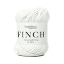 Fiddlesticks Finch 10ply Cotton Yarn 71g - White