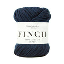 Fiddlesticks Finch 10ply Cotton Yarn 71g - Navy