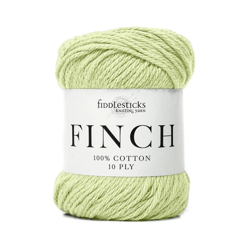 Fiddlesticks Finch 10ply Cotton Yarn 71g - Leaf