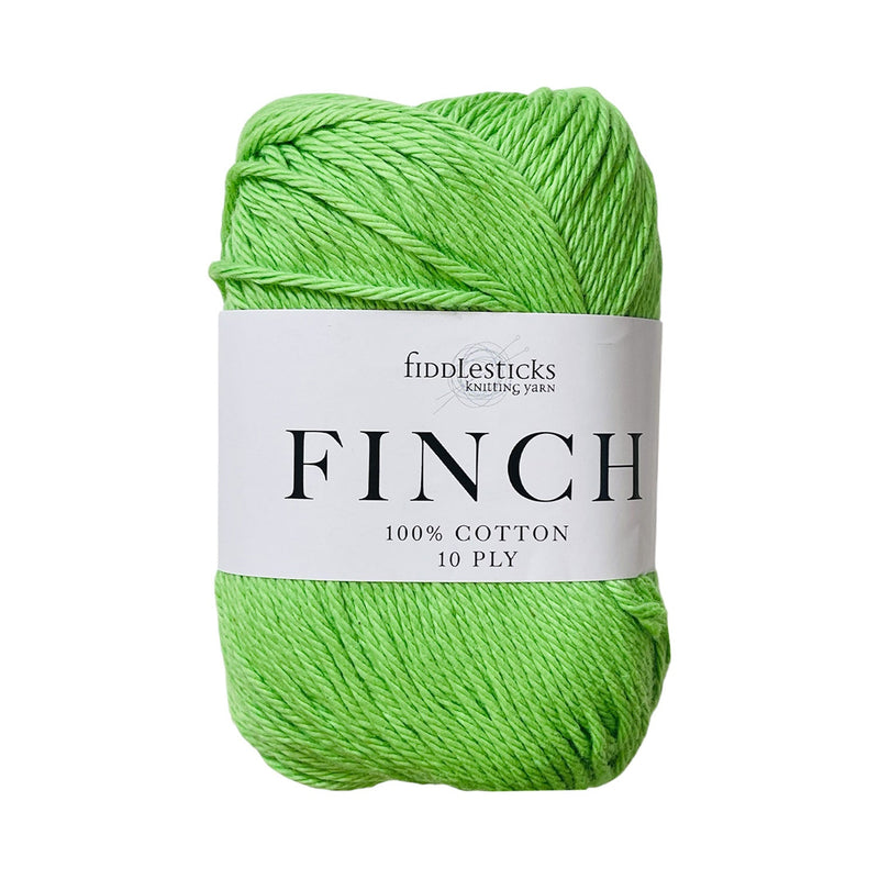 Fiddlesticks Finch 10ply Cotton Yarn 71g - Mint