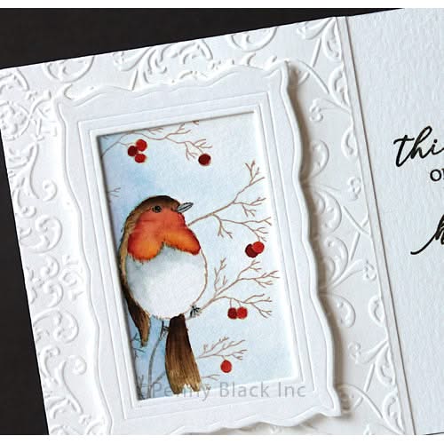Penny Black Embossing Folder 6"x 6" - Baroque