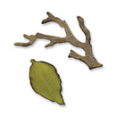Sizzix Movers & Shapers Magnetic Die Set 2pk By Tim Holtz - Mini Branch & Leaf