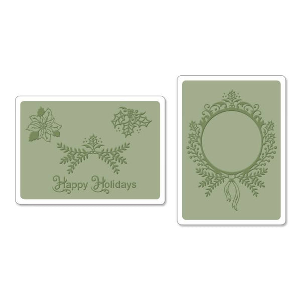 Sizzix Framelits Die Set w/Textured Impressions - Ornament Set