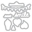 Sizzix Framelits Die Set 5PK w/Textured Impressions - Sweet Shoppe Set*