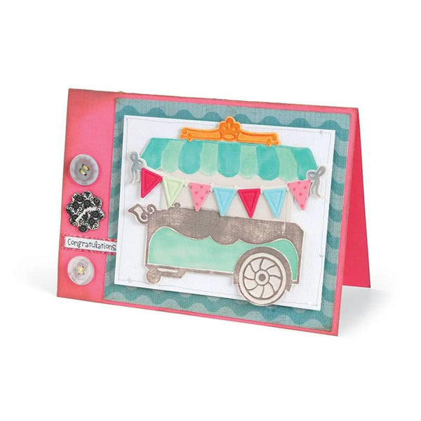 Sizzix Framelits Die Set 5PK w/Textured Impressions - Sweet Shoppe Set*
