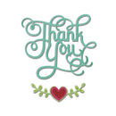 Sizzix Thinlits Die Set 3PK - Thank You w/Hearts*