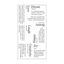 Sizzix Clear Stamp Set - Dictionary Definitions