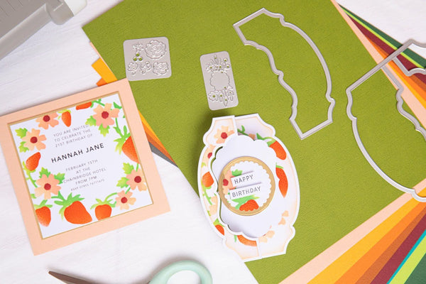 Sizzix Thinlits By Jen Long 5/Pkg - Card Label*