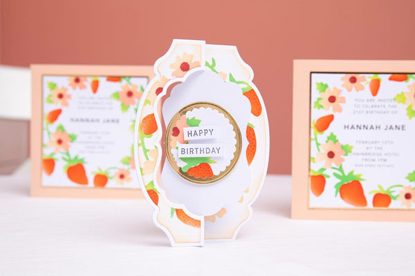 Sizzix Thinlits By Jen Long 5/Pkg - Card Label*