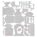 Sizzix Thinlits Dies By Tim Holtz 22/Pkg - Graveyard Colorise*