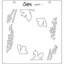 Sizzix Layered Stencils 6"x 6" By Jennifer Ogborn 4/Pkg - Botanical Border*