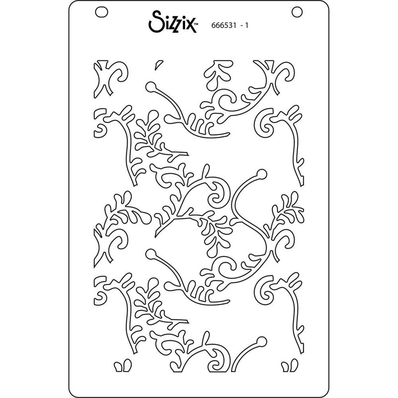 Sizzix A6 Layered Stencils By Kath Breen 4/Pkg - Lacey*