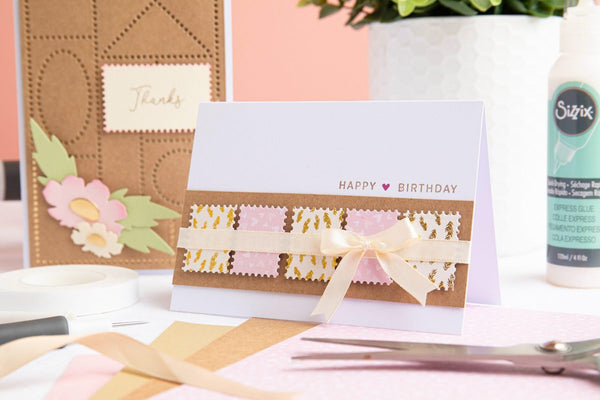 Sizzix Thinlits Die Set 2/Pkg By Eileen Hull - Faux Postage*