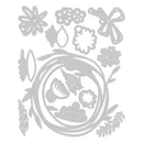 Sizzix Thinlits Dies By Tim Holtz 14/Pkg - Vault Funny Floral Wreath