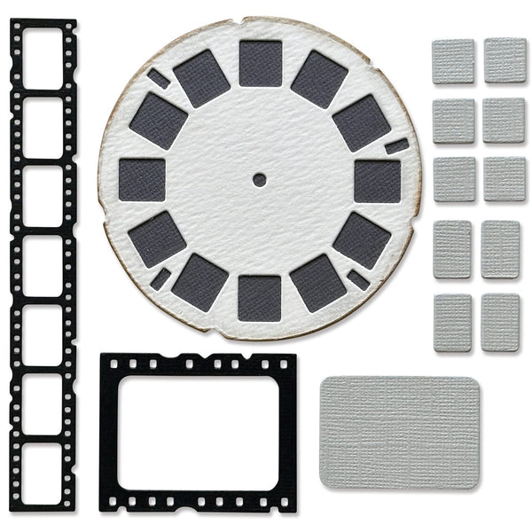 Sizzix Thinlits Dies By Tim Holtz 15/Pkg - Vault Picture Show