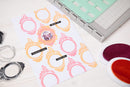 Sizzix Clear Layering Stamp Set By 49 and Market - Artsy Regal Frame*
