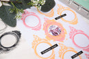 Sizzix Clear Layering Stamp Set By 49 and Market - Artsy Regal Frame*