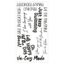 Sizzix Clear Stamps Set By Catherine Pooler 10/Pkg - Va-Cay Mode*