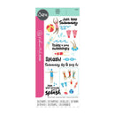 Sizzix Clear Stamps Set By Catherine Pooler 29/Pkg - Synchronized Swimmers*