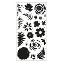 Sizzix Layered Clear Stamps 20/Pkg - Painted Florals*