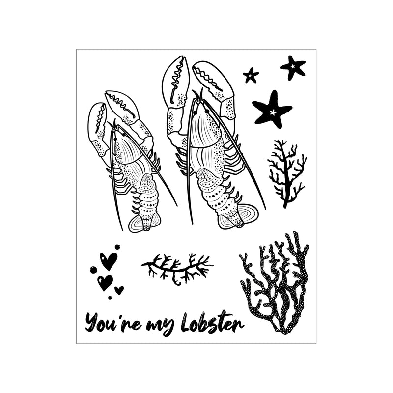 Sizzix Framelits Die & Stamp Set - You're My Lobster*