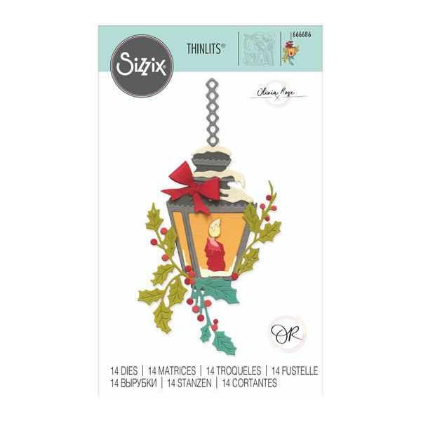 Sizzix Thinlits Dies By Olivia Rose 14/Pkg - Lamp Light