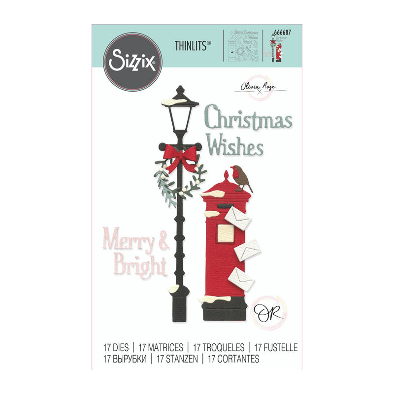 Sizzix Thinlits Dies By Olivia Rose 17/Pkg - Letters at Christmas