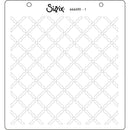 Sizzix Layered Stencils By Eileen Hull 4/Pkg - Watercolour Flowers & Lattice*