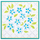 Sizzix Layered Stencils By Eileen Hull 4/Pkg - Watercolour Flowers & Lattice*