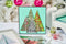 Sizzix A5 Cosmopolitan Christmas Clear Stamp Set With Stencil By Stacey Park - Merry & Bright