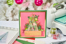 Sizzix A5 Cosmopolitan Christmas Clear Stamp Set With Stencil By Stacey Park - Merry & Bright