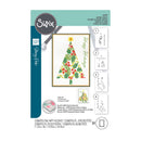 Sizzix A6 Layered Cosmopolitan Stencil By Stacey Park 4/Pkg - Happy Holidays