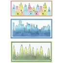 Sizzix A5 Cosmopolitan Clear Stamp Set By Stacey Park - The View*