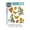 Sizzix A5 Clear Stamps With Framelits Die By 49 And Market - Forever Leaves