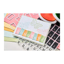 Sizzix A5 Clear Stamps With Framelits Die By 49 And Market - Tab Stamp Alpha*