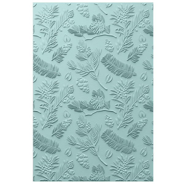 Sizzix 3D Textured Embossing Folder By 49 And Market - Pines*