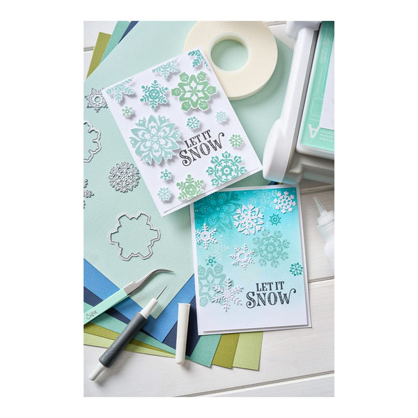 Sizzix Clear Stamps Set 12/Pkg By Catherine Pooler - White Christmas*