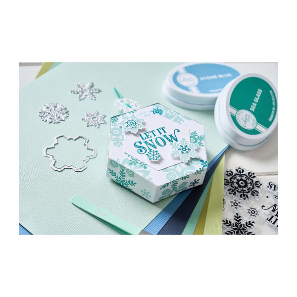 Sizzix Clear Stamps Set 12/Pkg By Catherine Pooler - White Christmas*