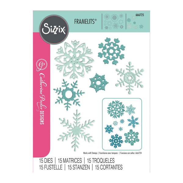 Sizzix Framelits Die Set 15/Pkg By Catherine Pooler - White Christmas #2