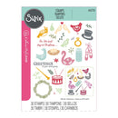 Sizzix A5 Clear Stamps Set 30/Pkg By Catherine Pooler - 12 Days Of Christmas*