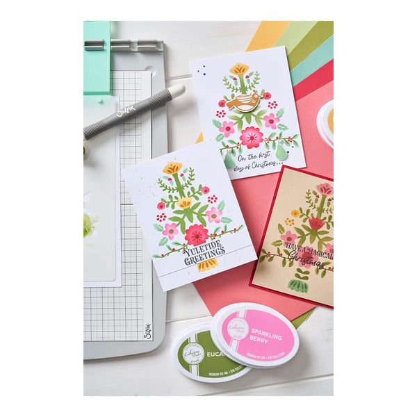 Sizzix A6 Layered Stencils 4/Pkg By Catherine Pooler - Folk Tree*