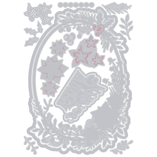 Sizzix Thinlits Die Set 14/Pkg By Jen Long - Winter Wishes