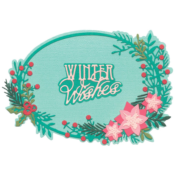 Sizzix Thinlits Die Set 14/Pkg By Jen Long - Winter Wishes