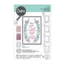 Sizzix A6 Layered Stencils 4/Pkg by Jen Long - Merry & Bright