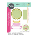 Sizzix Thinlits Die Set By Catherine Pooler 10/Pkg - Scalloped Circles, Borders & Banners