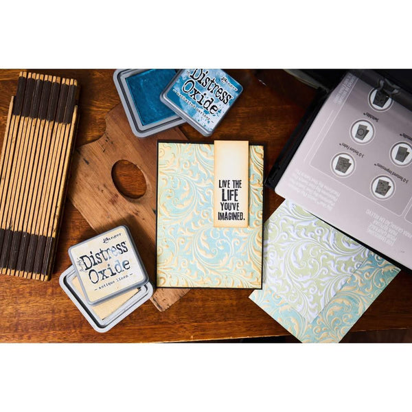 Sizzix Textured Impressions Embossing Folder by Tim Holtz - Vault Flourish