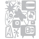 Sizzix Thinlits Die Set 24/Pkg by Tim Holtz - Vault Atomic Retro