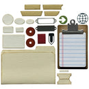 Sizzix Thinlits Die Set 24/Pkg by Tim Holtz - Vault Noteworthy