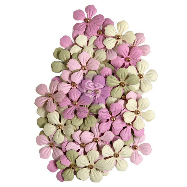 Prima Marketing Paper Flowers 60/Pkg Serene Petals - Pastel Whispers