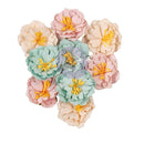 Prima Marketing Frank Garcia Paper Flowers 9/Pkg Pink Cloud, Cherry Sweet